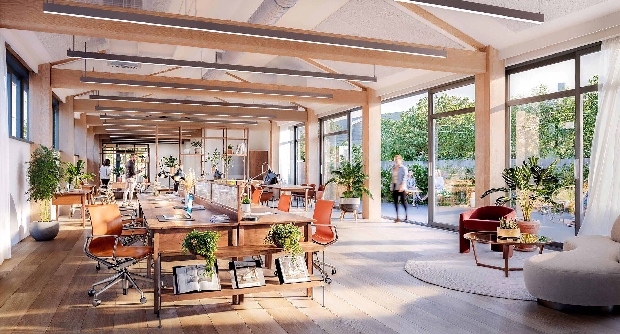 Workspace interior at 40 Pelham